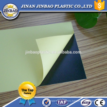 jinbao plástico precio bajo 1mm 1.5mm hoja de pvc para álbum de fotos